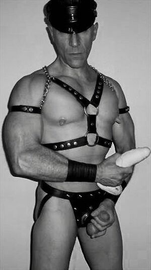 Hot Guys Gay Huge Dildo Leather