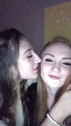 From the cheeks to her lips - i won't ever get tired of seeing these two