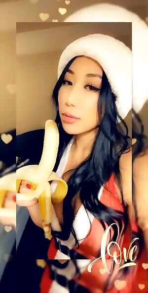 Santa Nicole is Hungry