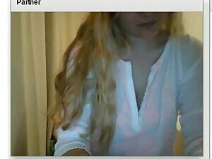 19y old blonde german girl has a very nice pair