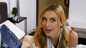 Alexa Grace wears a skirt for easy access