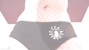 Nikki Sims - White Mesh Close Up