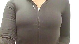 What a reveal, how did she hide all of that under there.