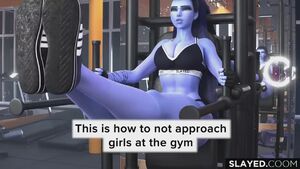 Widowmaker in the gym[Overwatch] (Slayer.coom)