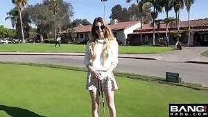 She can stuff anything in her pussy, including a creampie