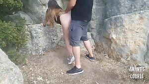 evening walk leads to public sex