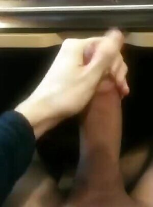 He couldn’t hold it back and came too early in his edging session