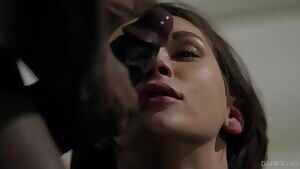 Natalie Porkman Swallowing Cum From BBC