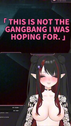 Vtuber Anime Big Tits Emo Goth
