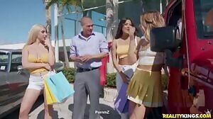 Khloe Kapri & Kendra Spade & Skylar Vox - Test Driving Him