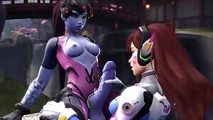 D.Va working Widow's D
