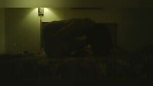 Round 2, camera 2, legs up, ankles behind her head, folded like tarp. My cum back.