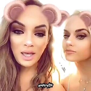 Lana kissing Nia, she wants to seduce all of other women backstage