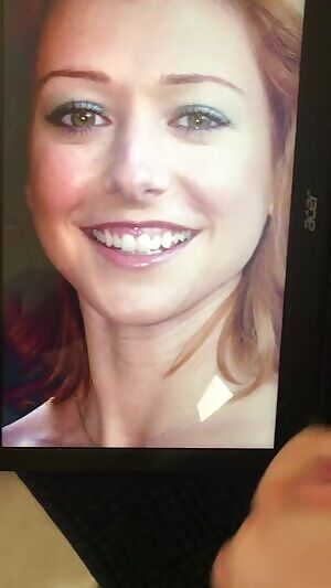 Alyson Hannigan Cum tribute.