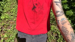 Tdick - FTM Cumshot Outdoor Squirt
