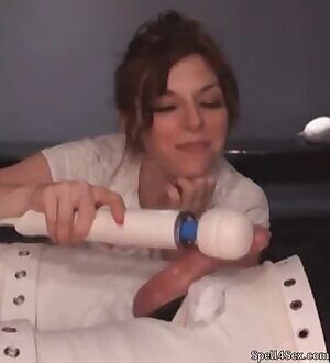 She enjoys ruining his orgasm