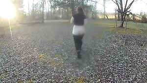 Public Nudity Tease at Public Park