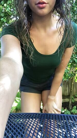 gonewild - as promised, a gi in the great outdoors of my backyard😘