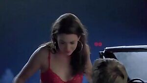 Anne Hathaway looking so hot before she goes down on his cock