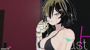 Vtuber 3D Anime Boobs Bouncing Tits
