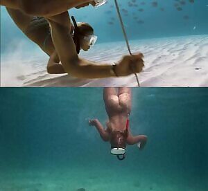 Underwater Jessica Alba vs underwater Helen Mirren