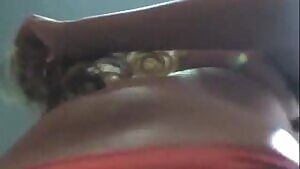 FIlipina girl in hotel start stripping off top and playing with huge tits