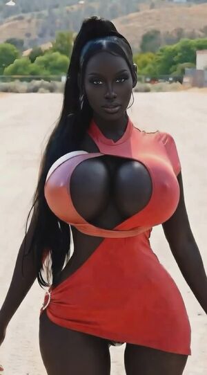 African Chicks Afro Bimbo Boobs Ebony