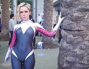 BunnyBii as SpiderGwen.. oldie but goodie 🐰