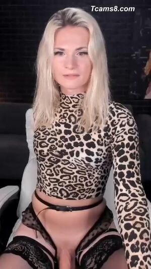 Tik Tok Blonde Femboy Masturbating Solo