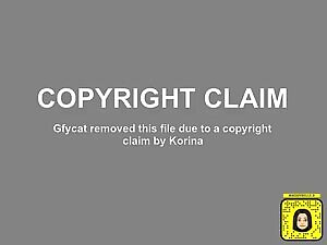 Korina walks into a pizzeria barley covering her big boobs and gets her pizza.