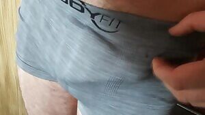 Pulling my shorts down ;)