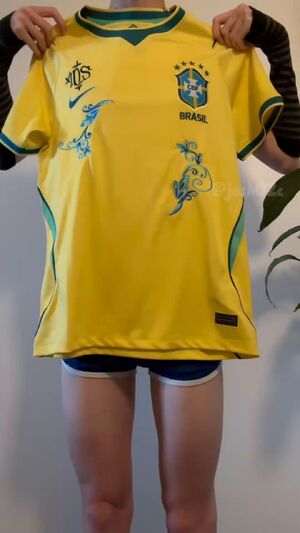 TS Tiktok Clothed Crossdressing Femboy Football