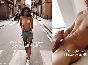 It's so fun watching you guys jerk off together.