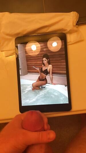 8+ shots on a brunette babe, one of my biggest tributes yet!