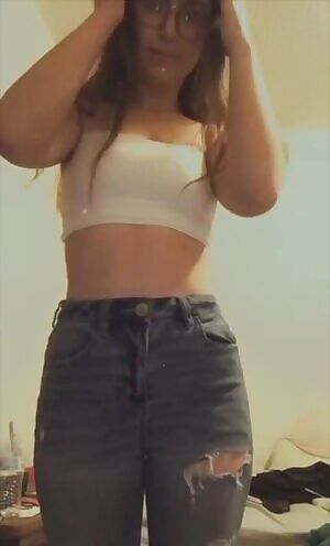 Braces slut strips nude