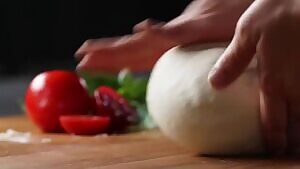 Strangely sexual pizza dough