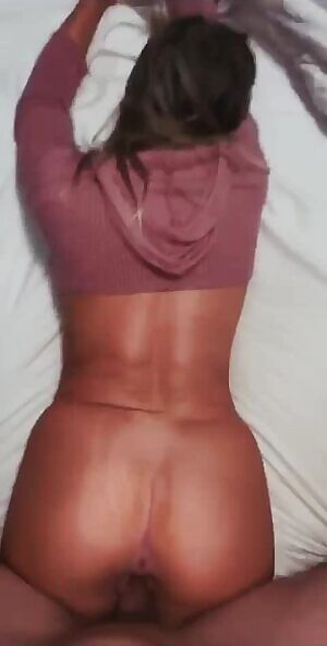 Love feeling his cum drip from my asshole to my pussy.