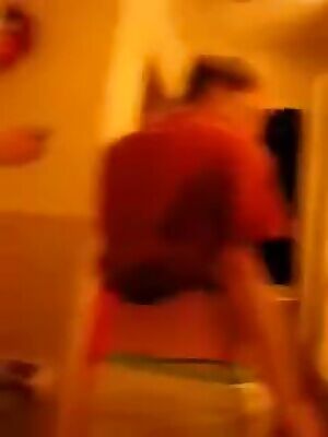 Friend Records her Striptease