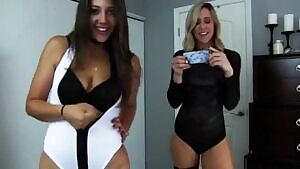 Girls Recording a Video With You Jerk Off