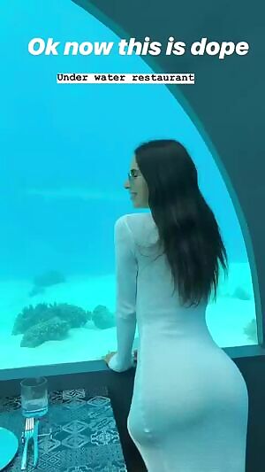 I doubt she's wearing anything under that dress