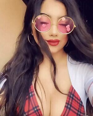 Busted a big load for this busty Latina