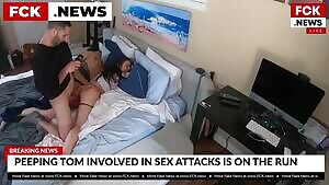 Scared Marley Brinx wakes up with a dick in her pussy