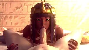 Menat deepthroating