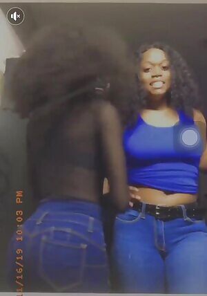 My 19 year old cousin’s ass getting felt by her friend