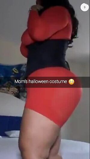 When your mom joins the trend of slutty halloween costumes...
