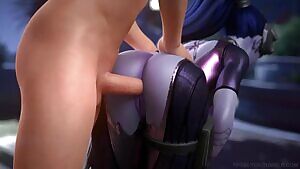 Widowmaker takes it anal