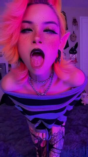 Tongue Job Ahegao Drooling Spit