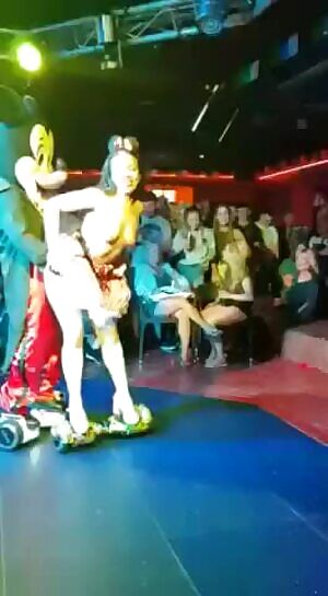 Anyone know the girl on the hoverboard?