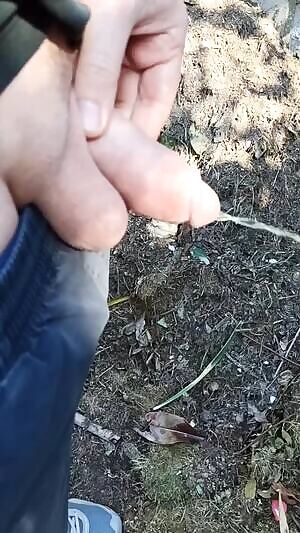 Pee in the garden
