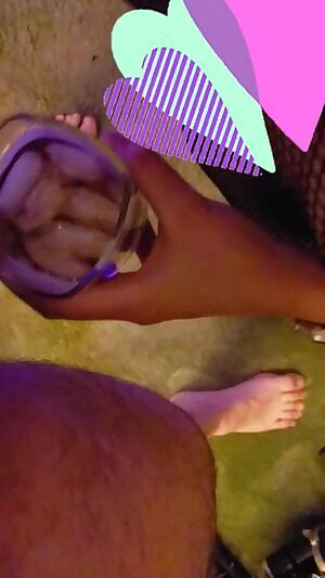 Something extra in her jack and coke